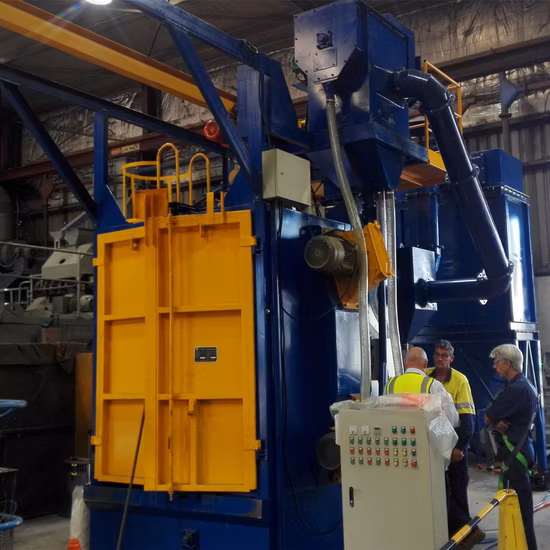 Machine de grenaillage à crochet Q3710 pour le nettoyage de la rouille des métaux