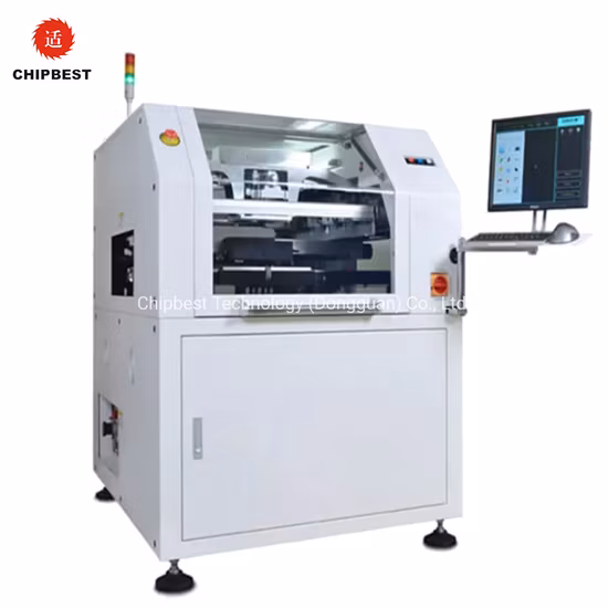 Ligne d'assemblage SMT Imprimante automatique de pâte à souder Équipement d'imprimante de pochoir standard Machine d'impression SMT Imprimante d'écran de pâte à souder