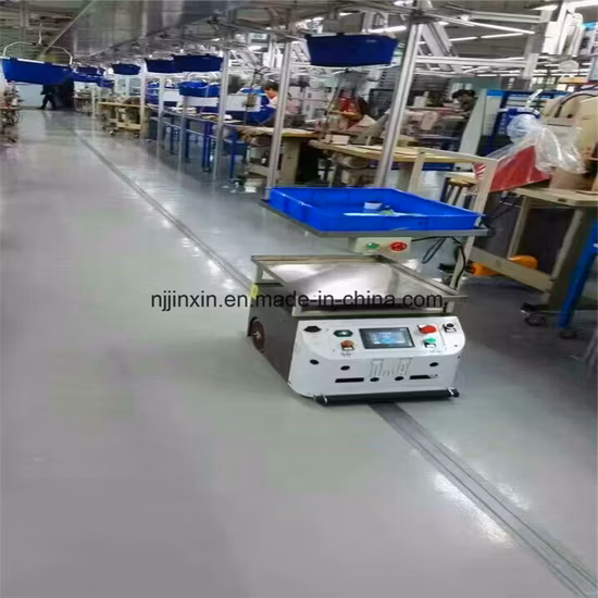 Véhicule à guidage automatique à bande magnétique Agv
